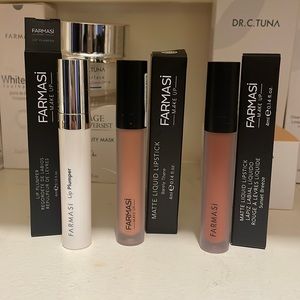 Lip plumper and 2 matte liquid lipstick